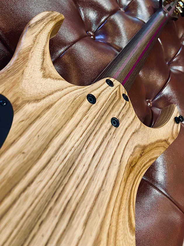 Mayones Duvell Elite 7 5A Trans Natural Fade Aquamarine Burst