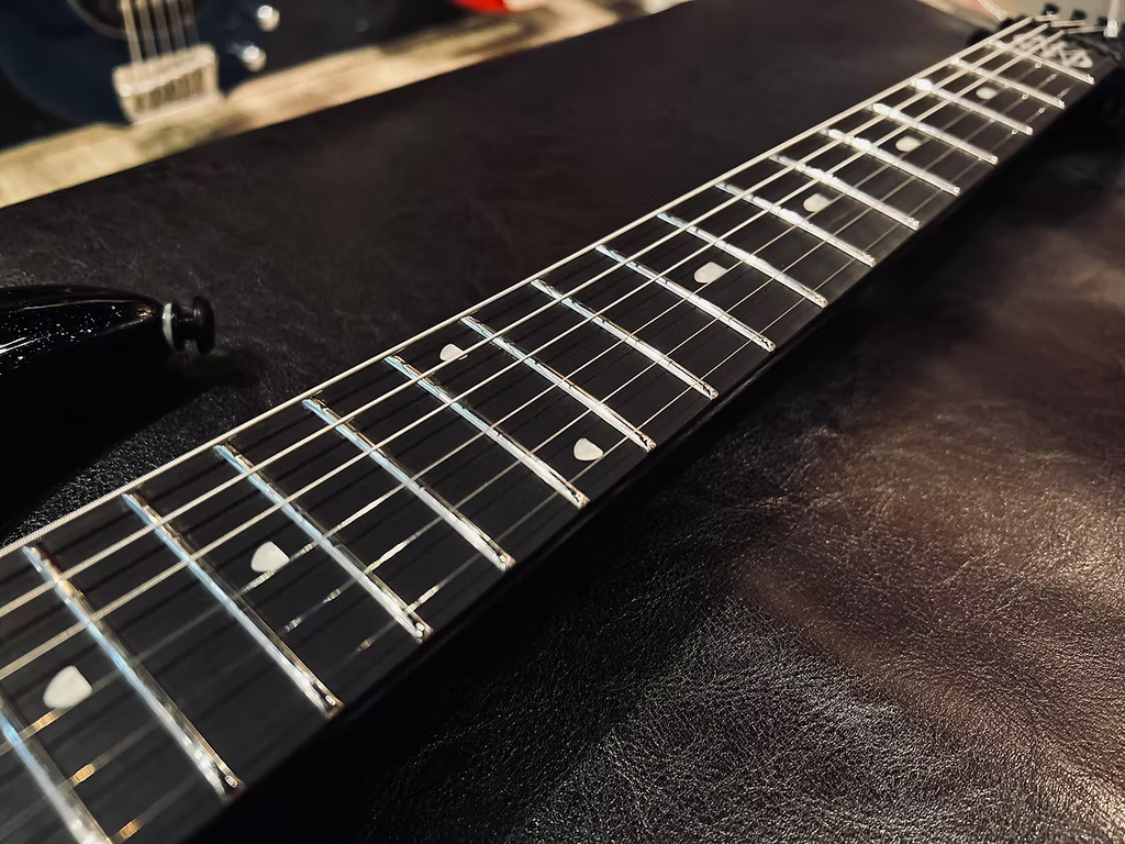 Ernie Ball Music Man Majesty Black Frost