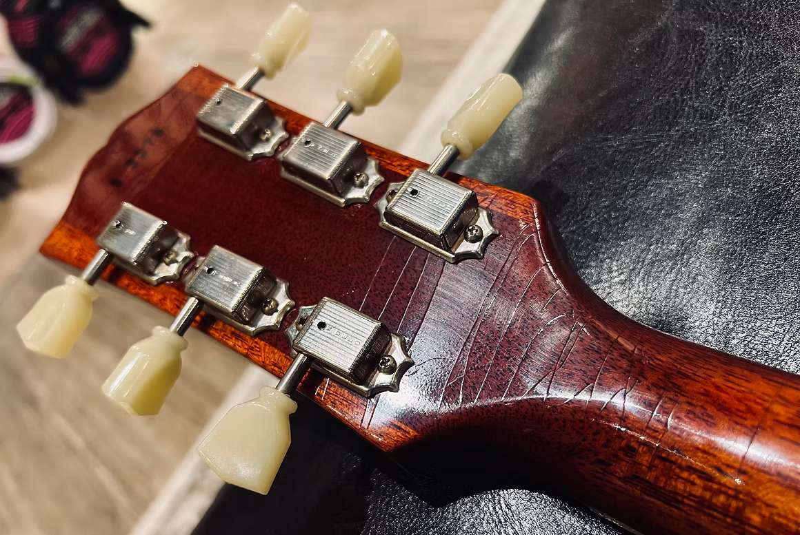 Gibson Custom 1958 Les Paul Standard Bourbon Burst Ultra Light Aged