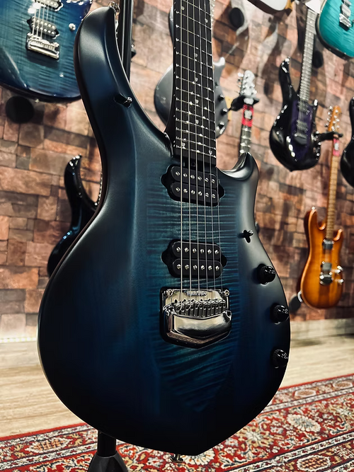 Ernie Ball Music Man Majesty Blue Silk