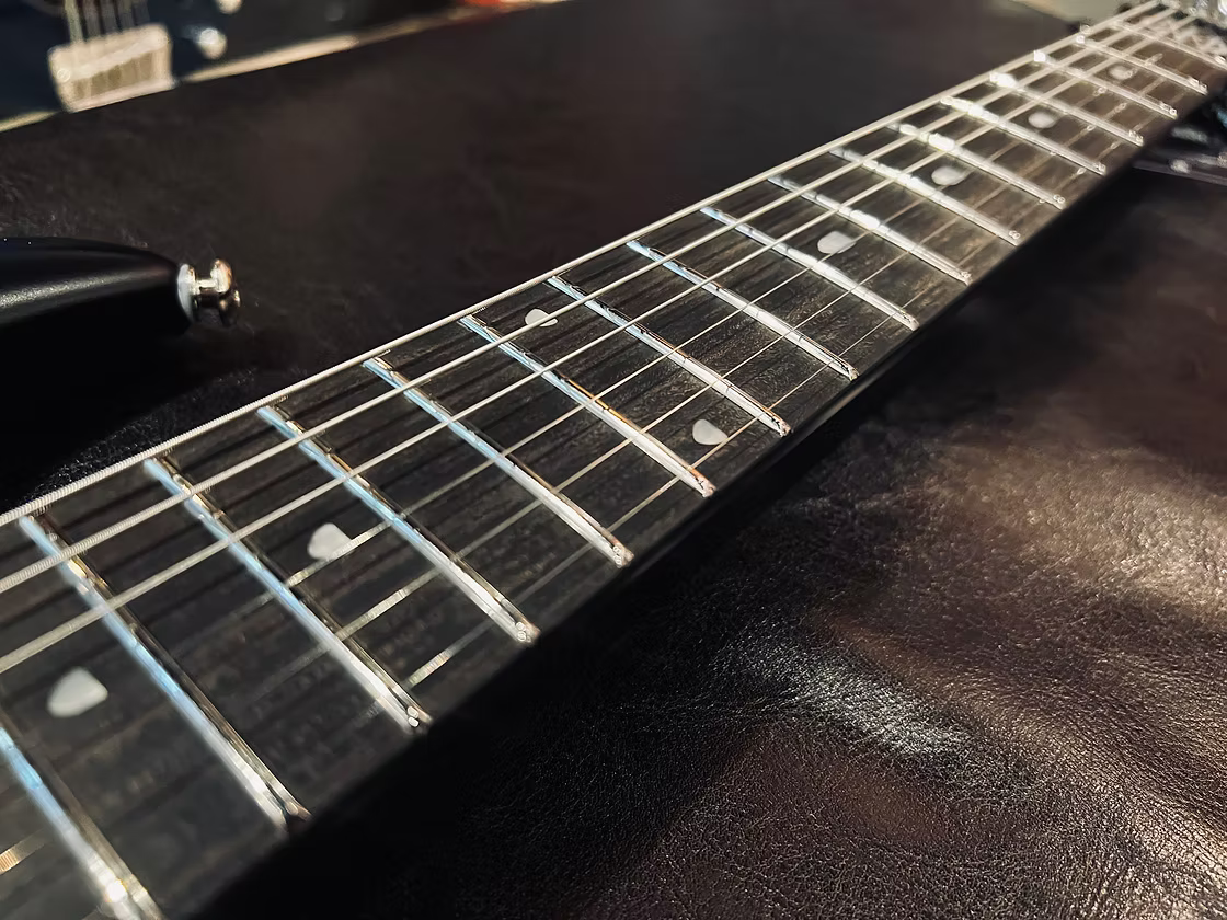 Ernie Ball Music Man Majesty Blue Silk