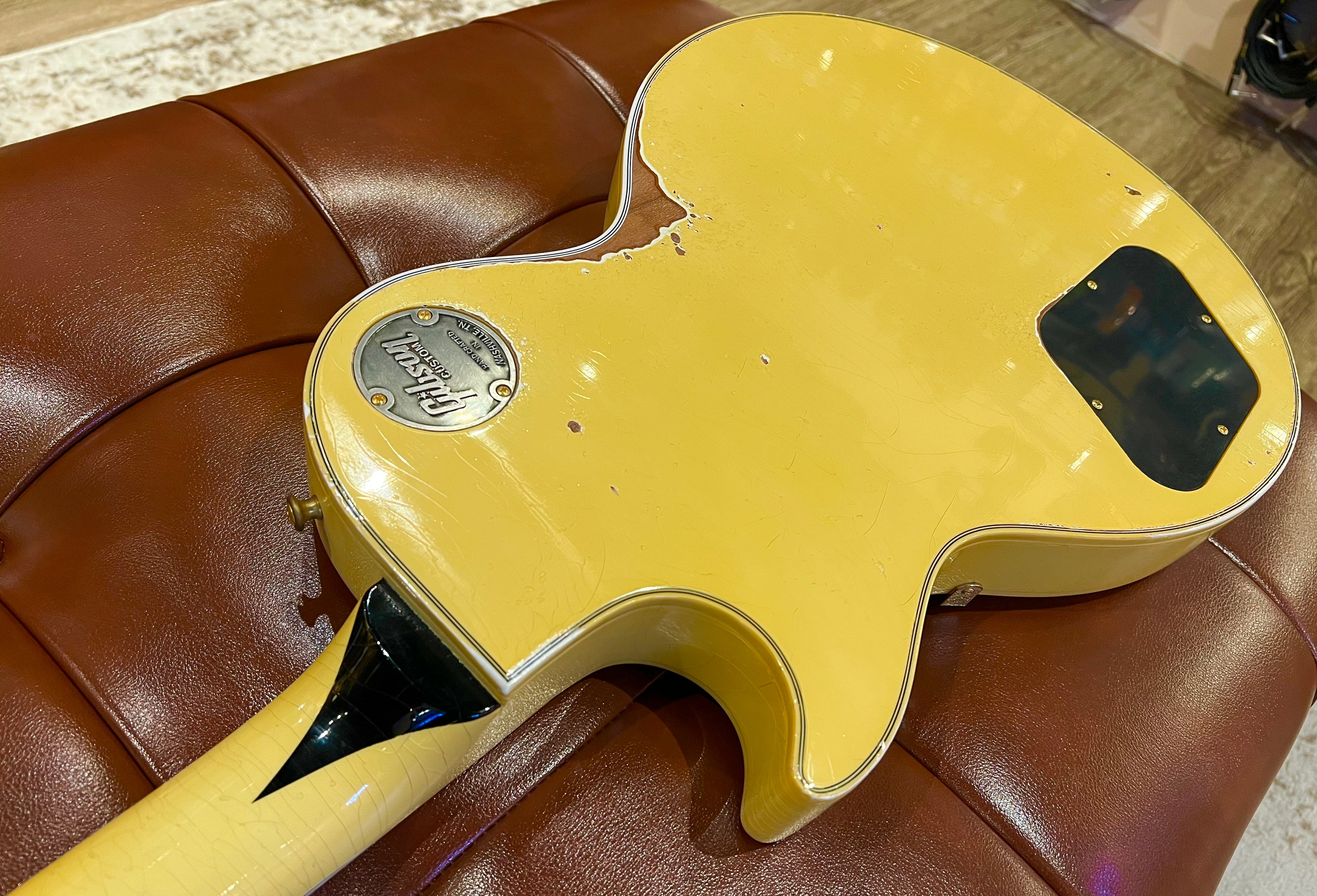 Gibson Custom 1957 Les Paul Custom Murphy Lab Heavy Aged Antique White