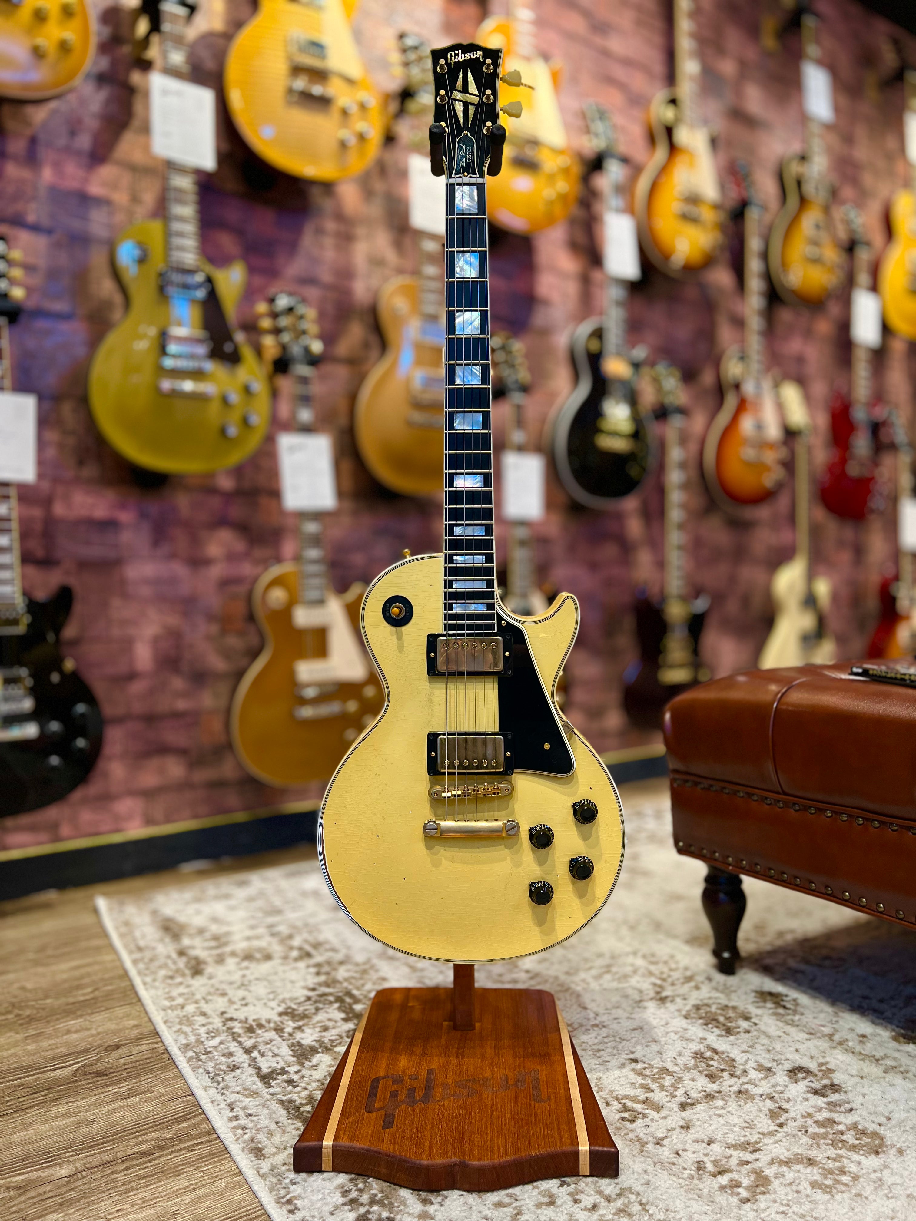 Gibson Custom 1957 Les Paul Custom Murphy Lab Heavy Aged Antique White