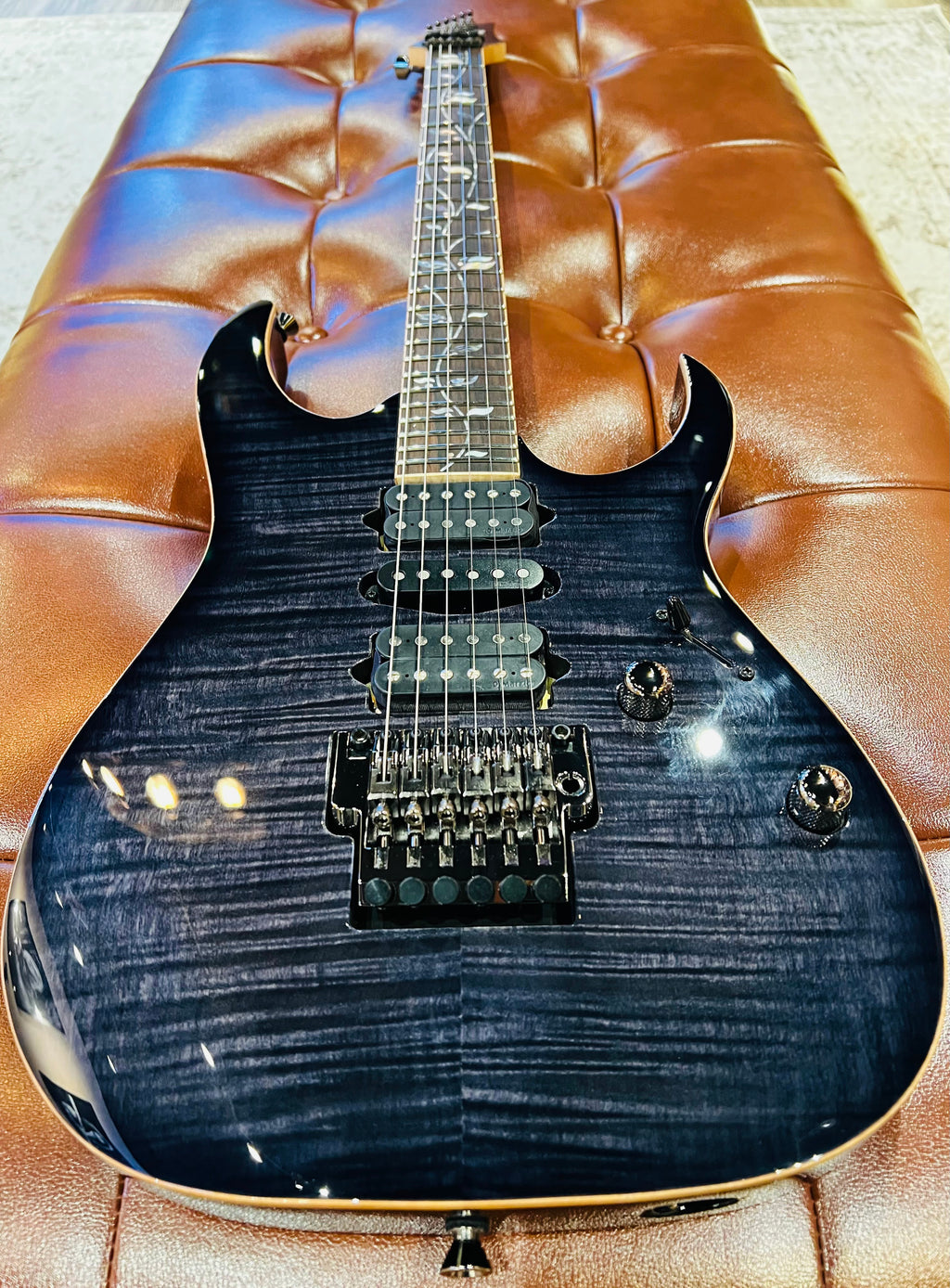 Ibanez J Custom RG 8570 Black Rutile