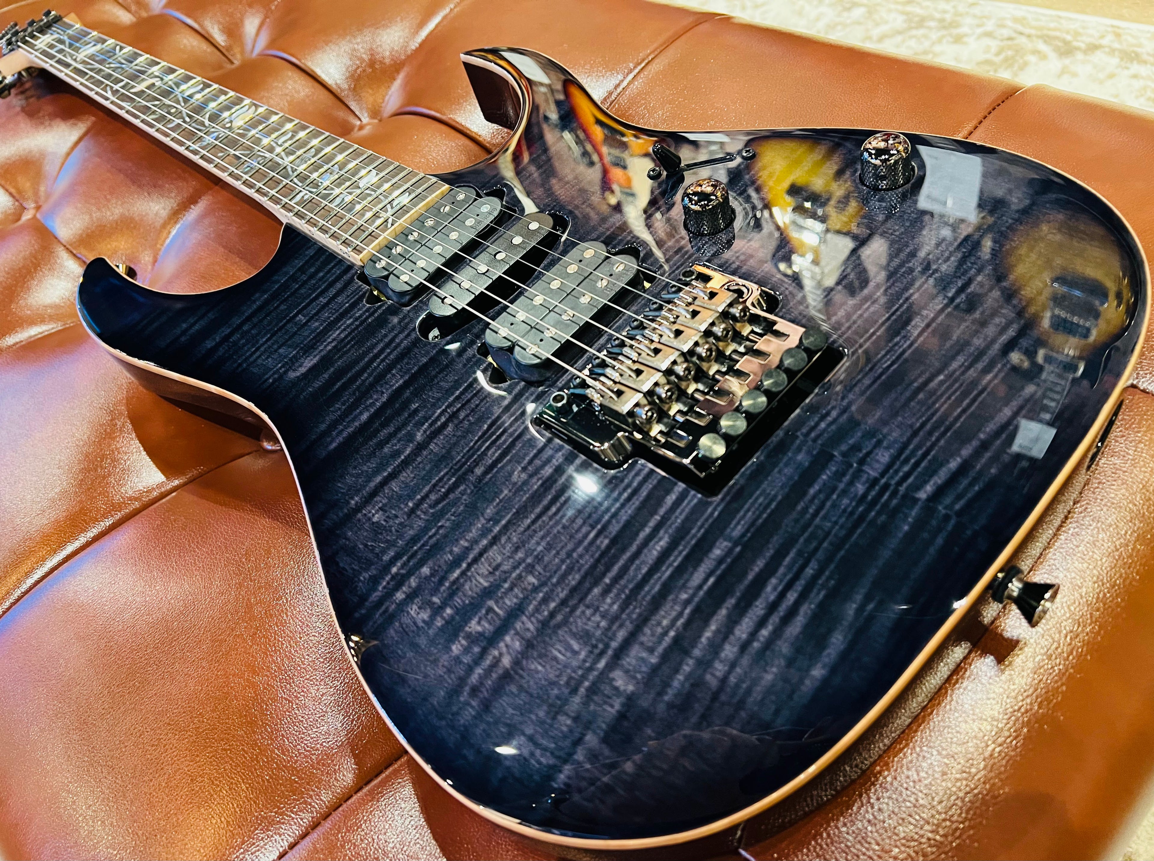 Ibanez J Custom RG 8570 Black Rutile