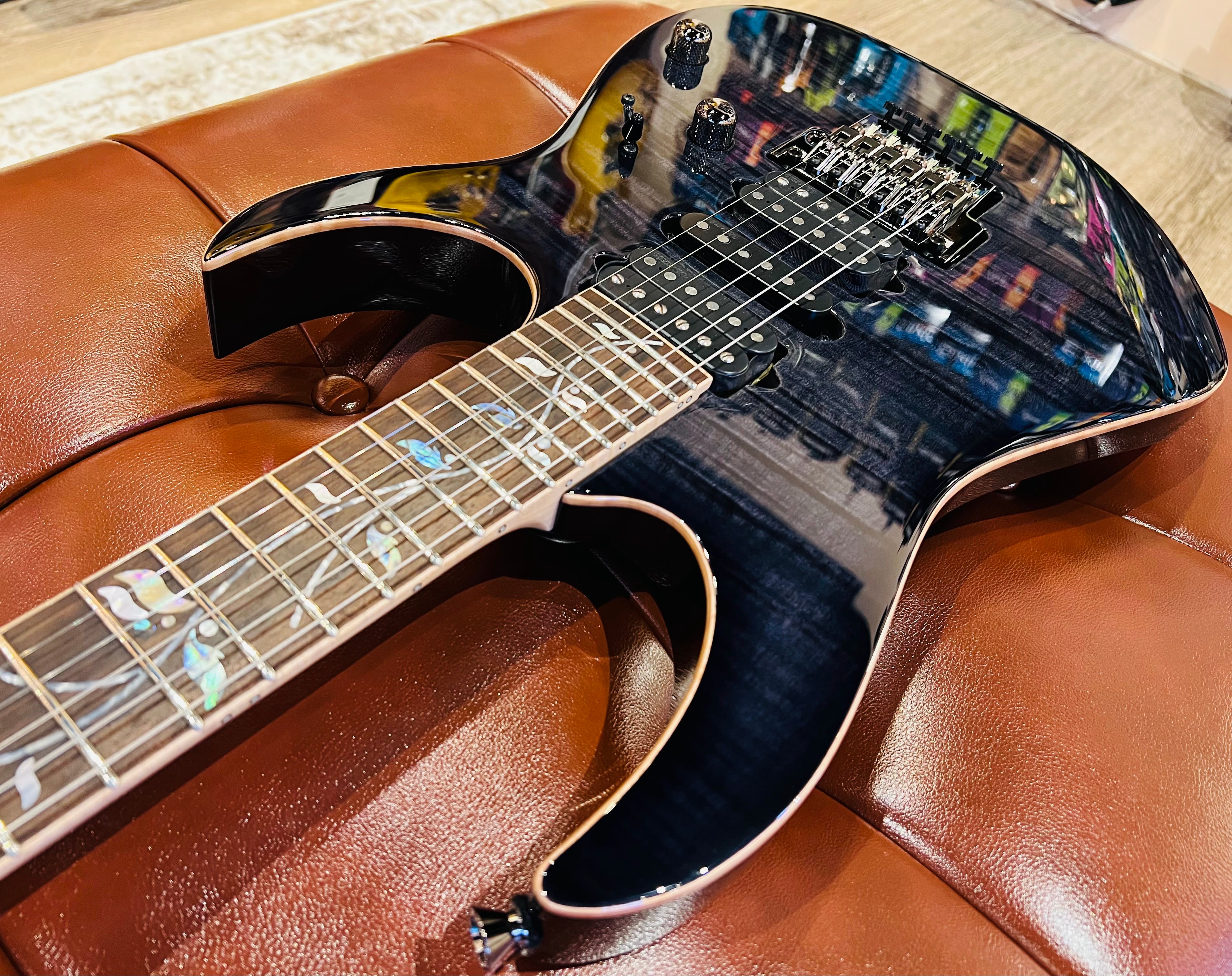 Ibanez J Custom RG 8570 Black Rutile